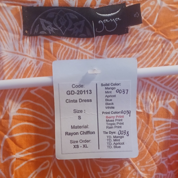 NWT Gaya Tropical Wrap Dress - Picture 5 of 7